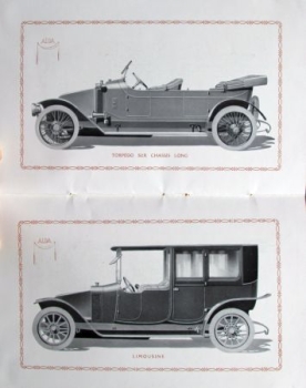 Alda Automobiles Fernand Charron Modelprogram 1920 Carbrochure (7902)